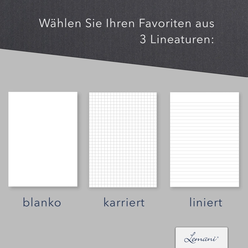 5 Stück Tagungsmappen mit Schreibblock Lemani® SMART Textil-Design