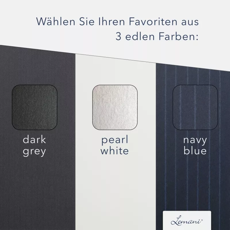 5 Stück Tagungsmappen mit Schreibblock Lemani® SMART Premium-Karton