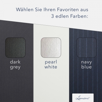 5 Stück Tagungsmappen mit Schreibblock Lemani® CARISMA Textil-Design