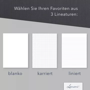 8 Stück Seminarmappen mit Schreibblock Lemani® IMPULS Premium-Karton