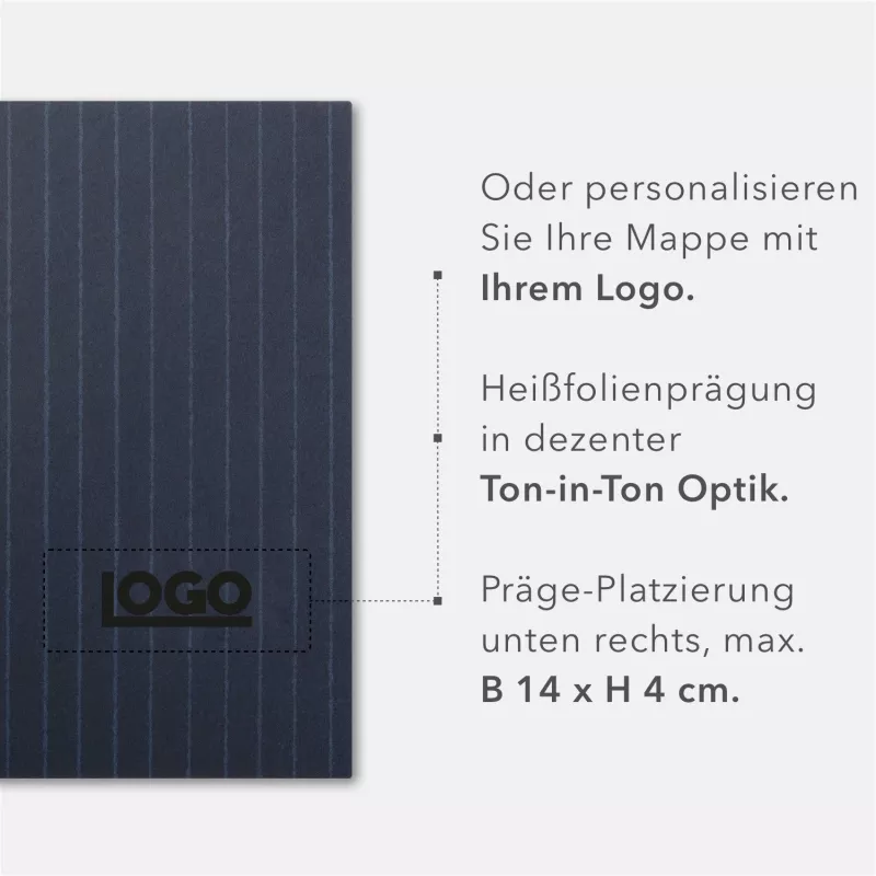 8 Stück Seminarmappen mit Schreibblock Lemani® IMPULS Premium-Karton