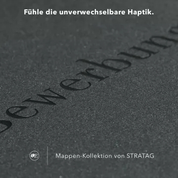 5 Stück Tagungsmappen mit Schreibblock Esclusiva® Classic-plus Metallic-Effekt